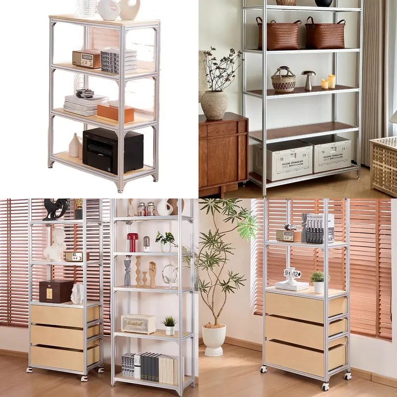 Storage & Organization - Индивидуальный алюминиевый многоярусный напольный стеллаж для
