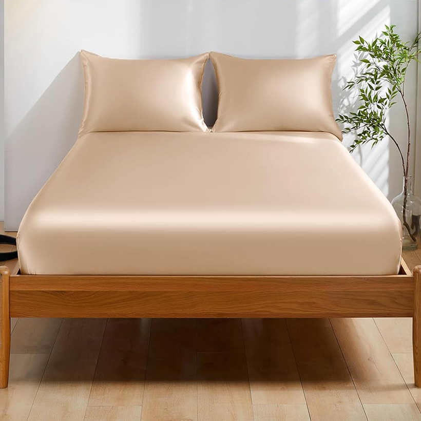 Fitted Bed Sheets Deep Pocket - Простыня на резинке из 100% натурального