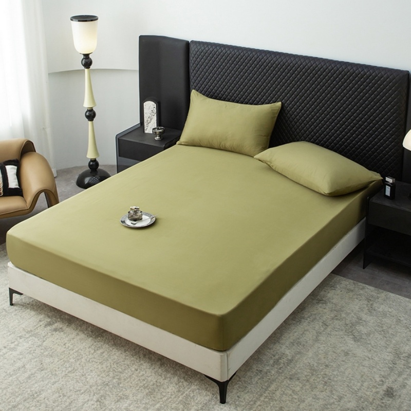 1 шт. Натуральная простыня из  – обзор и цена Fitted Bed Sheets Deep Pocket