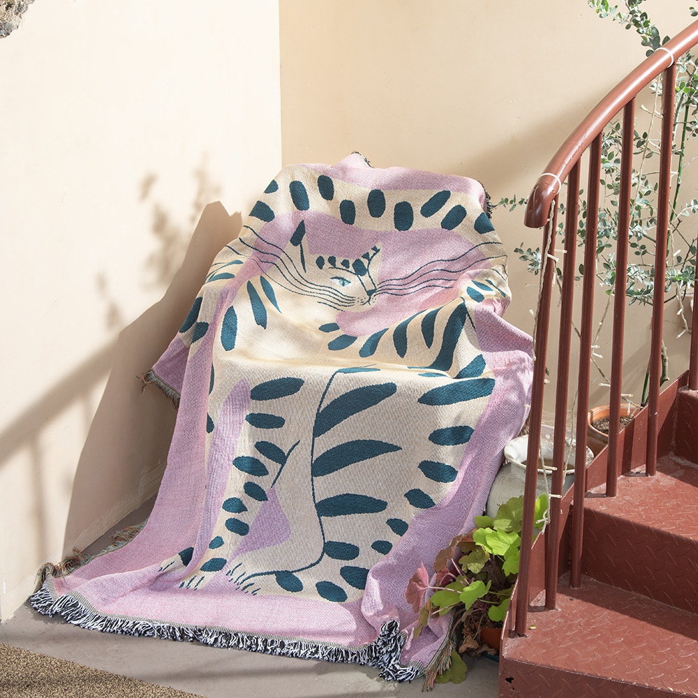 ТКАНЕВОЕ покрывало в стиле Ins – обзор и цена Boho Throw Blanket Fringe