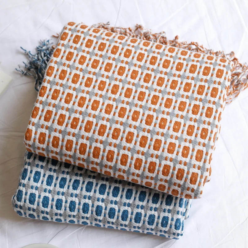 Плед-одеяло с геометрическим у – обзор и цена Boho Throw Blanket Fringe
