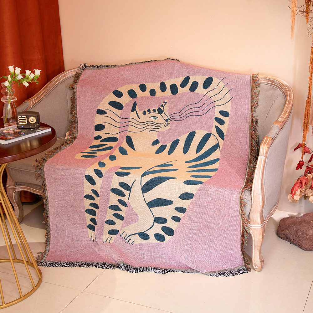Плед-покрывало в стиле бохо с  – обзор и цена Boho Throw Blanket Fringe