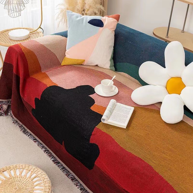 Одеяло из текстиля City Ins, д – обзор и цена Boho Throw Blanket Fringe