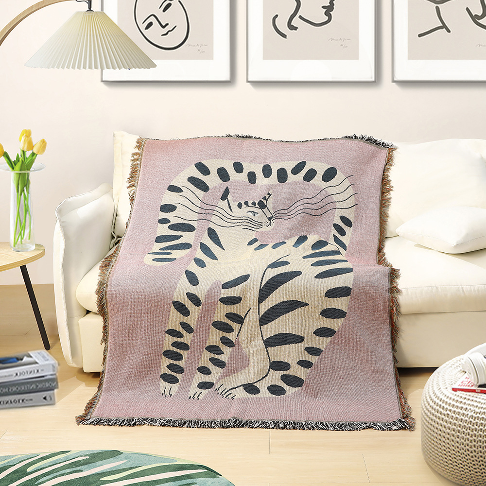Плед-покрывало в стиле бохо с  – обзор и цена Boho Throw Blanket Fringe
